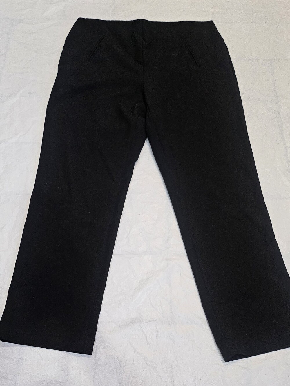 Style & Co Black Tummy Control Straight Pants Size 14P